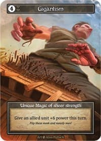 Gigantism (Foil) - Beta - Sorcery: Contested Realm card