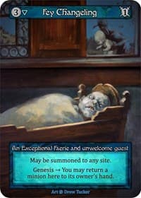 Fey Changeling - Beta - Sorcery: Contested Realm card
