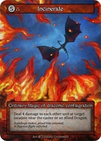 Incinerate - Beta - Sorcery: Contested Realm card