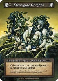 Stone-gaze Gorgons - Beta - Sorcery: Contested Realm card