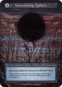 Summoning Sphere - Beta - Sorcery: Contested Realm card