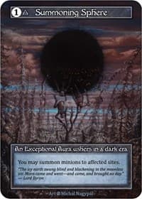Summoning Sphere (Foil) - Beta - Sorcery: Contested Realm card