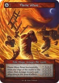 Flame Wave - Beta - Sorcery: Contested Realm card
