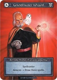 Grandmaster Wizard (Foil) - Beta - Sorcery: Contested Realm card