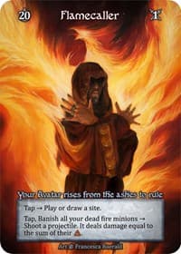 Flamecaller - Beta - Sorcery: Contested Realm card