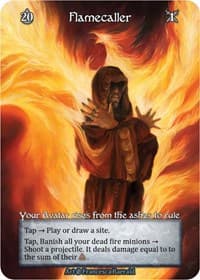 Flamecaller (Foil) - Beta - Sorcery: Contested Realm card