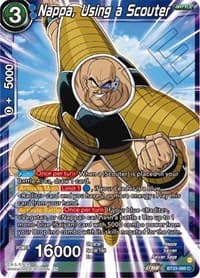 Nappa, Using a Scouter - Perfect Combination - Dragon Ball Super: Masters card