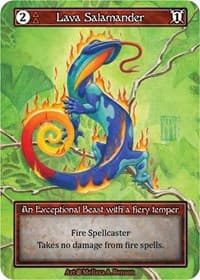 Lava Salamander (Foil) - Beta - Sorcery: Contested Realm card