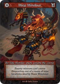 Maze Minotaur - Beta - Sorcery: Contested Realm card