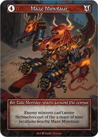 Maze Minotaur (Foil) - Beta - Sorcery: Contested Realm card