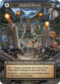 Midland Army (Foil) - Beta - Sorcery: Contested Realm card
