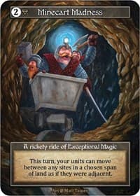 Minecart Madness (Foil) - Beta - Sorcery: Contested Realm card