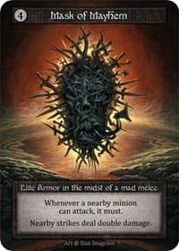 Mask of Mayhem - Beta - Sorcery: Contested Realm card