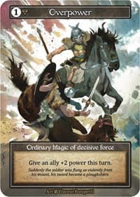 Overpower (Foil) - Beta - Sorcery: Contested Realm card