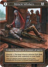 Miracle Workers (Foil) - Beta - Sorcery: Contested Realm card