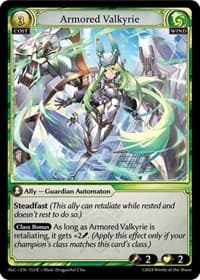 Armored Valkyrie - Alchemical Revolution - Grand Archive TCG card