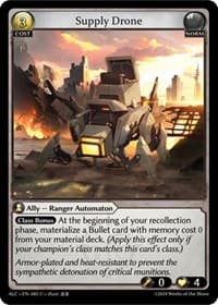 Supply Drone - Alchemical Revolution - Grand Archive TCG card