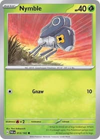 Nymble - SV04: Paradox Rift - Pokemon card