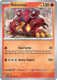 Volcanion - SV04: Paradox Rift - Pokemon card