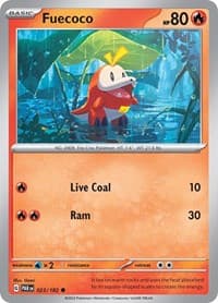 Fuecoco - SV04: Paradox Rift - Pokemon card