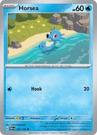 Horsea - SV04: Paradox Rift - Pokemon card