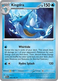 Kingdra - SV04: Paradox Rift - Pokemon card