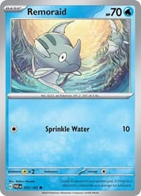 Remoraid - SV04: Paradox Rift - Pokemon card