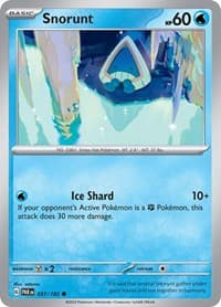 Snorunt - SV04: Paradox Rift - Pokemon card