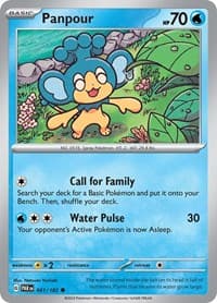 Panpour - SV04: Paradox Rift - Pokemon card
