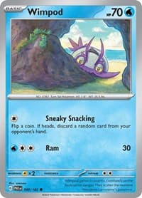 Wimpod - SV04: Paradox Rift - Pokemon card