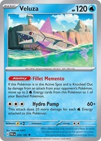 Veluza - SV04: Paradox Rift - Pokemon card
