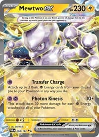 Mewtwo ex - SV04: Paradox Rift - Pokemon card