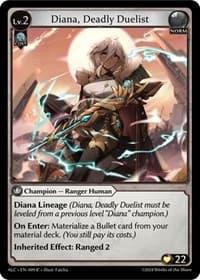 Diana, Deadly Duelist - Alchemical Revolution - Grand Archive TCG card