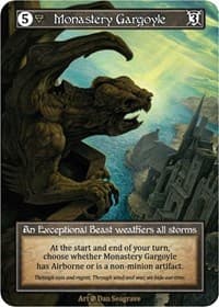 Monastery Gargoyle (Foil) - Beta - Sorcery: Contested Realm card