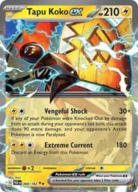Tapu Koko ex - SV04: Paradox Rift - Pokemon card