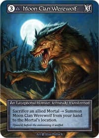 Moon Clan Werewolf (Foil) - Beta - Sorcery: Contested Realm card