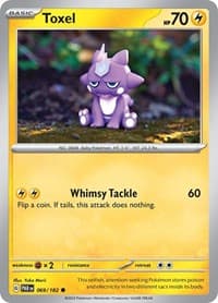 Toxel - SV04: Paradox Rift - Pokemon card