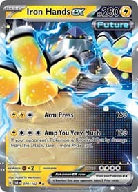 Iron Hands ex - SV04: Paradox Rift - Pokemon card