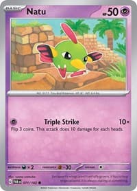 Natu - SV04: Paradox Rift - Pokemon card
