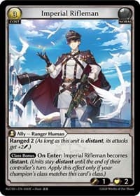 Imperial Rifleman - Alchemical Revolution Starter Decks - Grand Archive TCG card