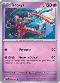 Deoxys - SV04: Paradox Rift - Pokemon card