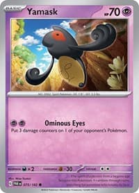 Yamask - SV04: Paradox Rift - Pokemon card