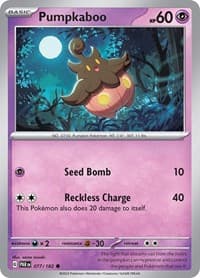 Pumpkaboo - SV04: Paradox Rift - Pokemon card