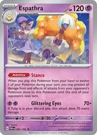Espathra - SV04: Paradox Rift - Pokemon card