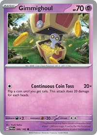 Gimmighoul - SV04: Paradox Rift - Pokemon card