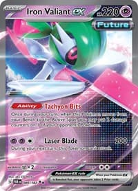 Iron Valiant ex - SV04: Paradox Rift - Pokemon card