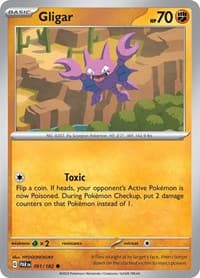 Gligar - SV04: Paradox Rift - Pokemon card