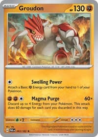 Groudon - SV04: Paradox Rift - Pokemon card