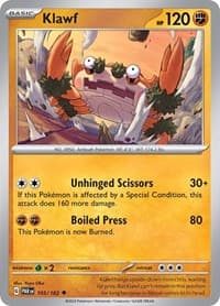 Klawf - SV04: Paradox Rift - Pokemon card