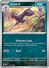 Liepard - SV04: Paradox Rift - Pokemon card